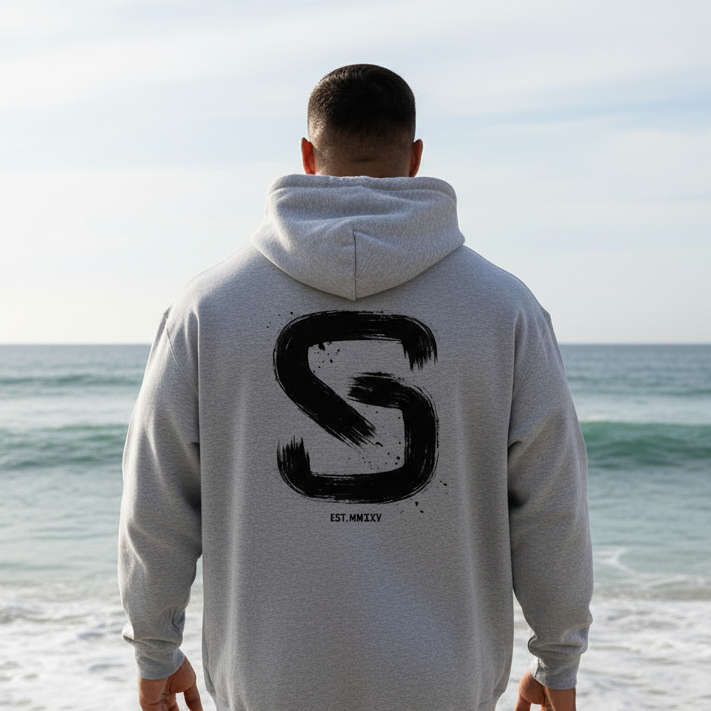 Brushed Logo - Oversized Unisex Hoodie