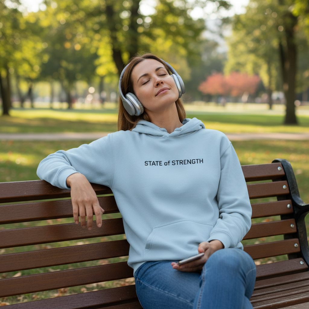 Brushed Logo - Oversized Unisex Hoodie