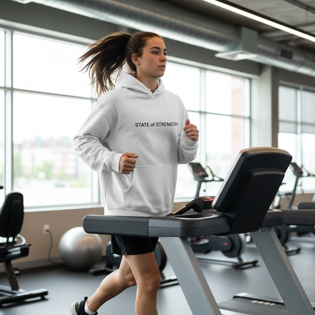 Brushed Logo - Oversized Unisex Hoodie