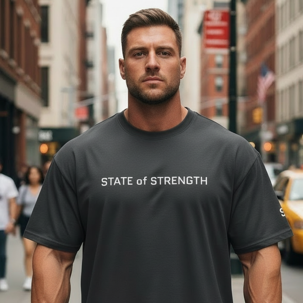 Glitch Logo (White) - Oversized Faded T-Shirt