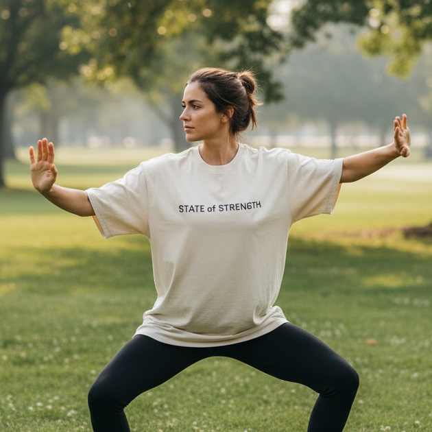 Brushed Logo (Black) - Oversized Faded T-Shirt