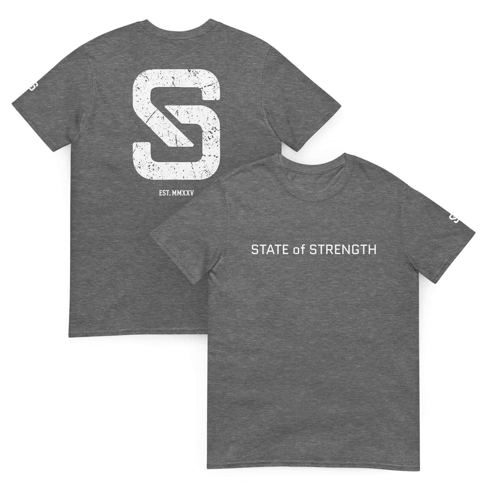 Graphite Tshirt with imperfect logo